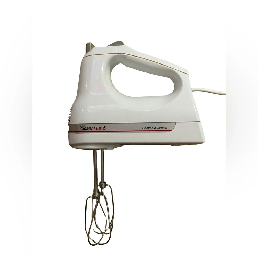KitchenAid Classic Plus 5 (Model KHM5TBWH2) Electronic 5-Speed Hand Mixer